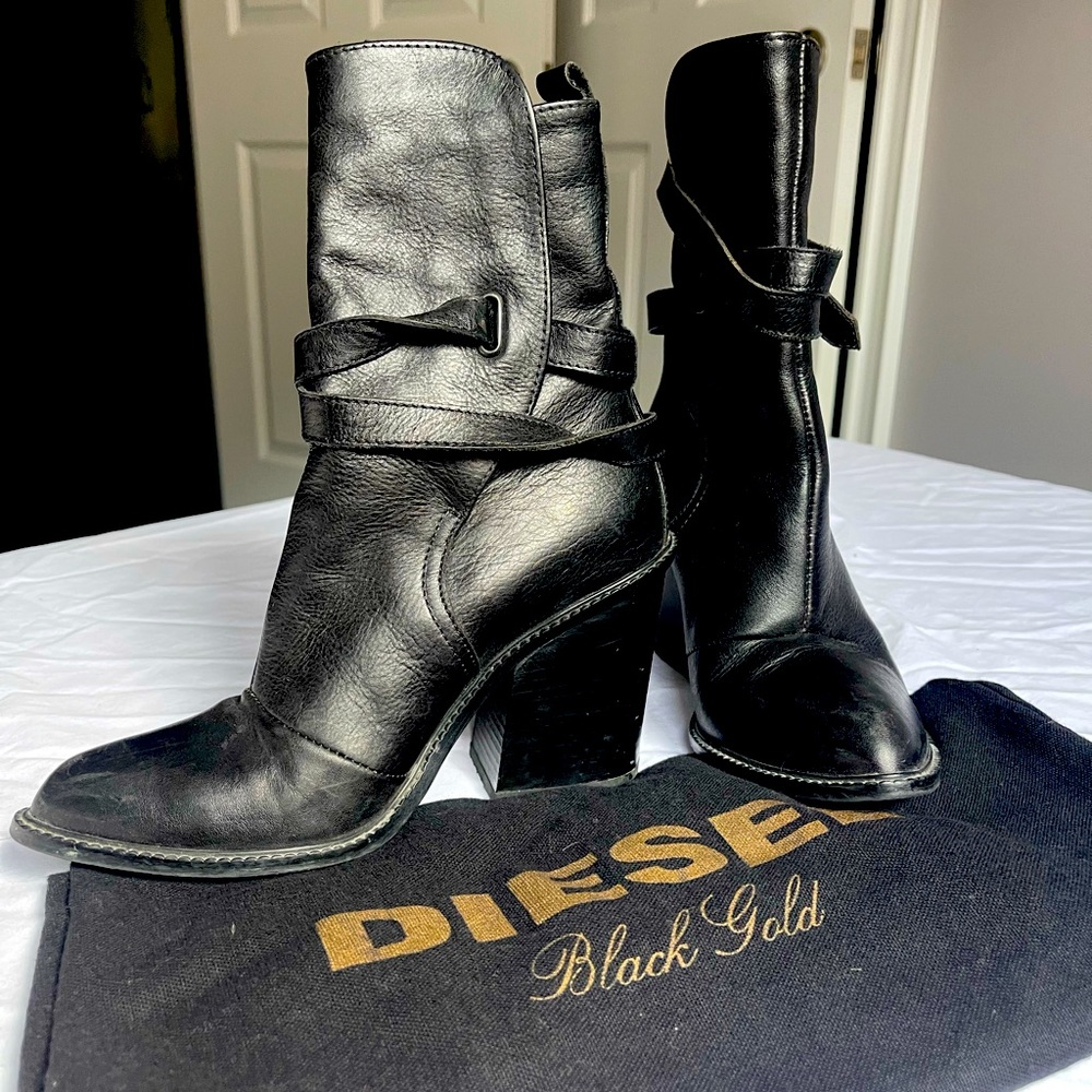 Diesel leather boot